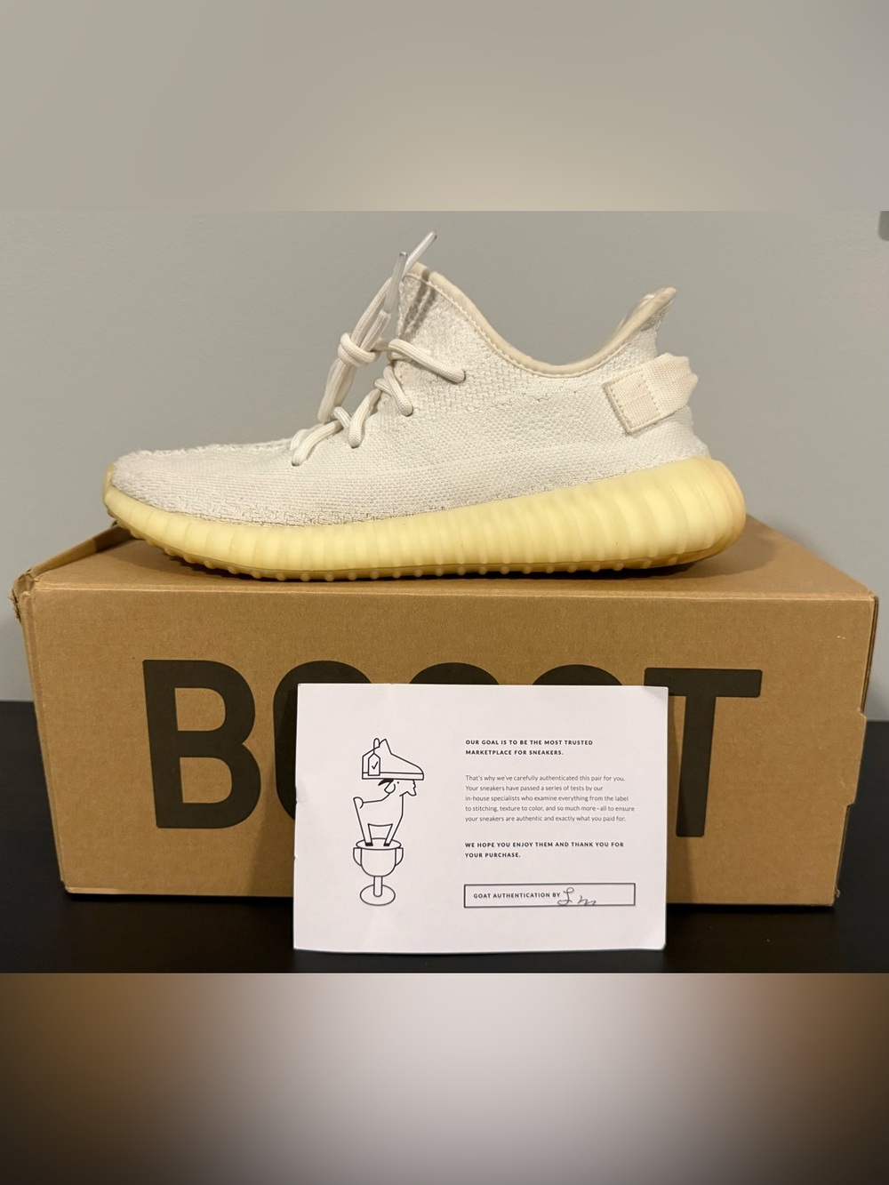 adidas Yeezy Boost 350 V2 ‘Cream White / Triple White’ - Size US 9